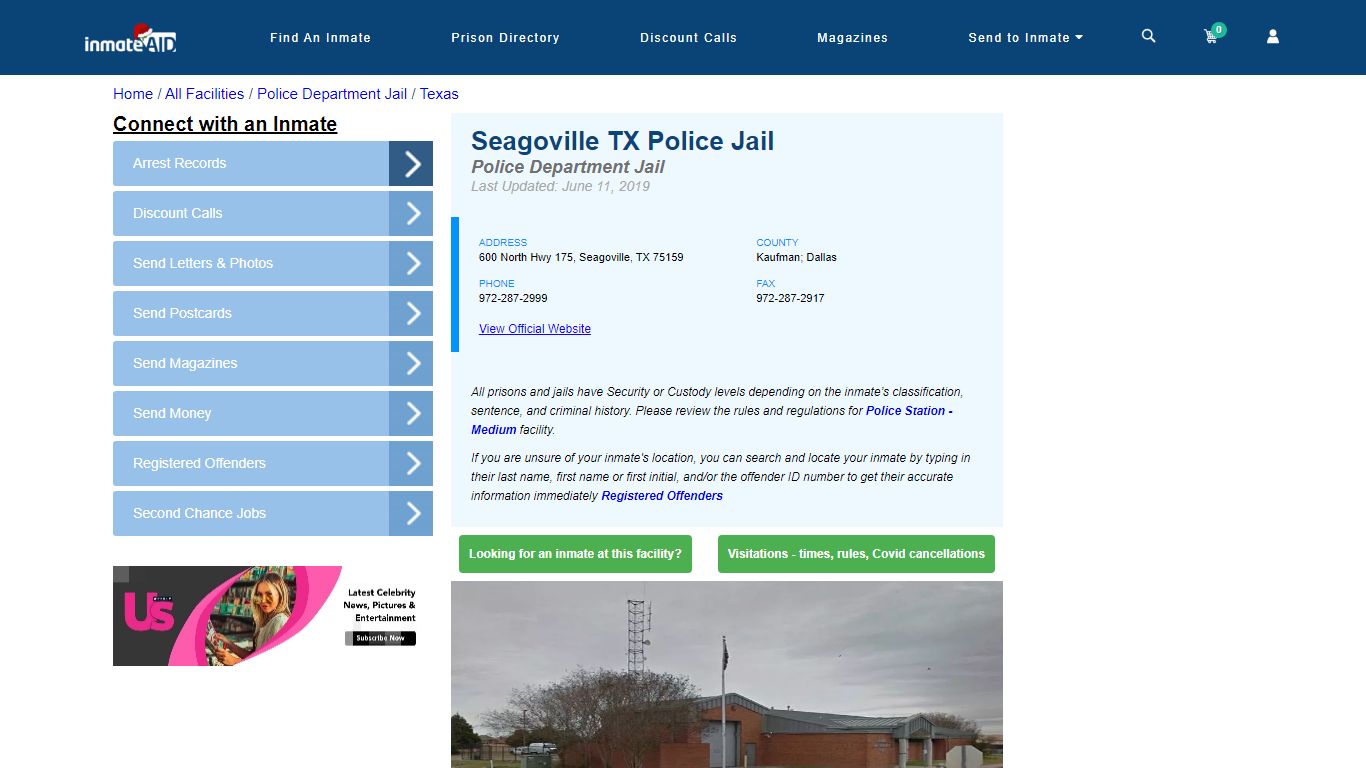 Seagoville TX Police Jail & Inmate Search - Seagoville, TX